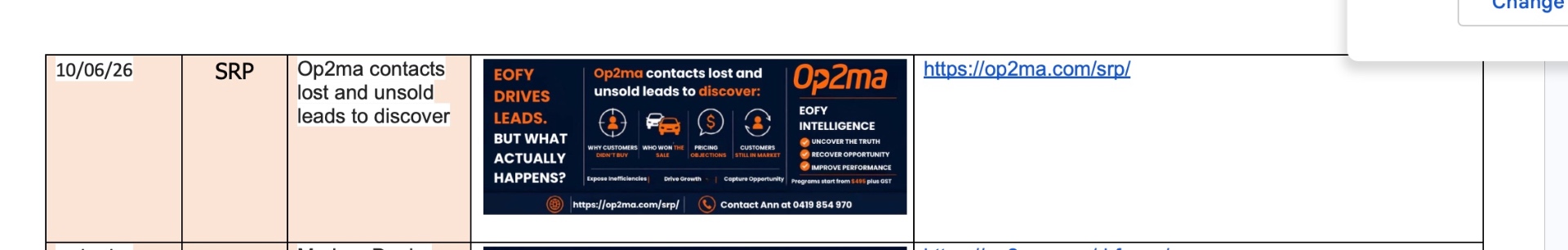 EOFY Intelligence campaign artwork